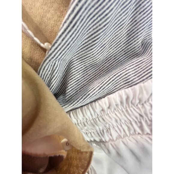 Lululemon Bliss Tank Heathered Coal Wee Stripe / White 6 - Picture 6 of 6